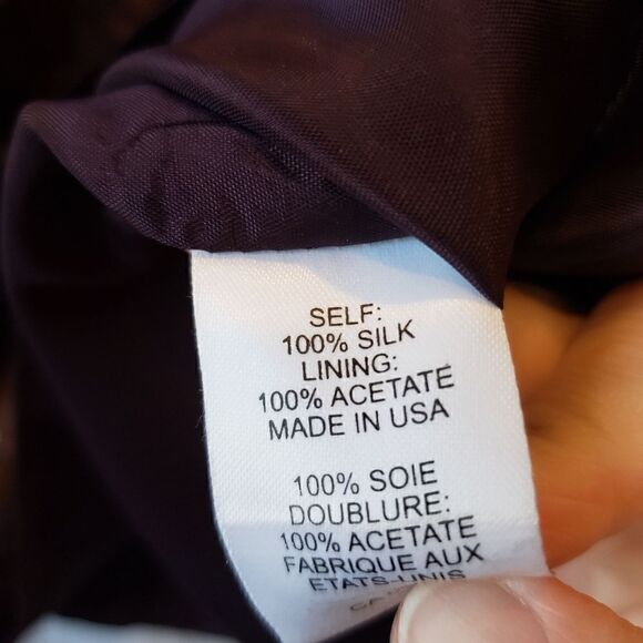 NANETTE LEPORE Sleeveless Purple Print Silk Dress 4 - Picture 8 of 9